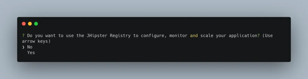 Jhipster registry