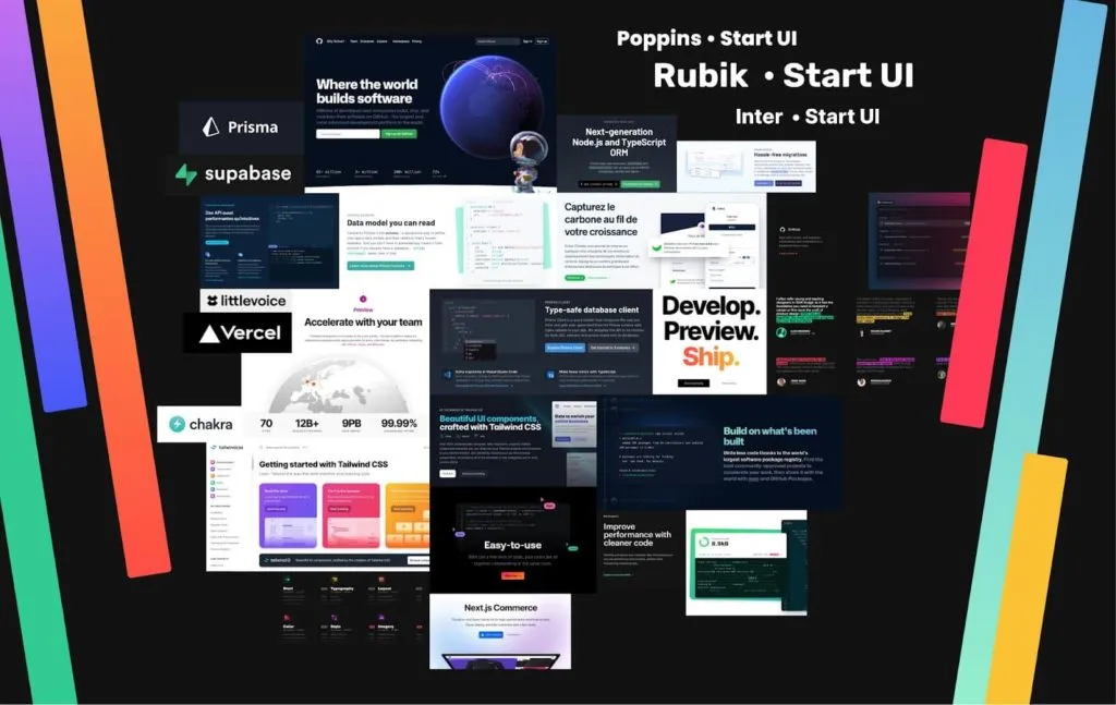 moodboard start ui